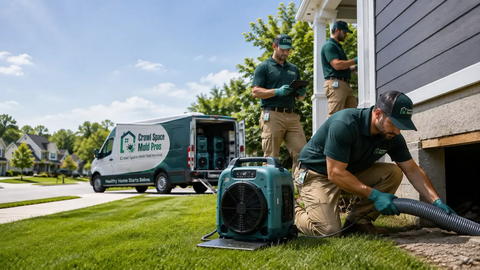 Crawl Space Mold Removal in Elkport, IA